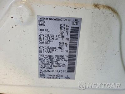 Zdjęcie 13 z 13 samochodu: 2017 NISSAN ROGUE SL VIN:5N1AT2MV1HC847581 - miniatura
