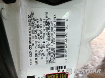 Zdjęcie 13 z 13 samochodu: 2008 TOYOTA TACOMA PRERUNNER V6 VIN:5TETU62NX8Z498751 - miniatura