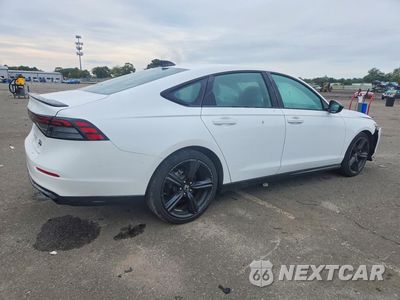 Trzecie zdjęcie samochodu z tyłu: 2023 HONDA ACCORD HYBRID SPORT-L VIN:1HGCY2F77PA018877 - miniatura