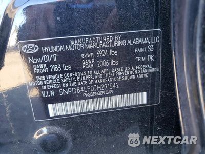 Zdjęcie 12 z 12 samochodu: 2018 HYUNDAI ELANTRA SEL VIN:5NPD84LF0JH291542 - miniatura
