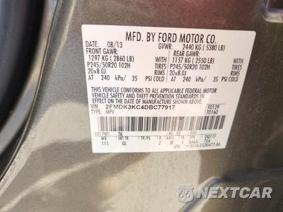 Zdjęcie 13 z 13 samochodu: 2013 FORD EDGE LIMITED VIN:2FMDK3KC4DBC77917 - miniatura