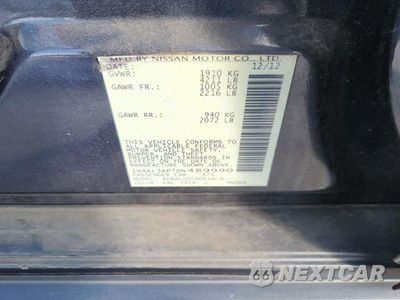 Zdjęcie 12 z 12 samochodu: 2013 NISSAN ALTIMA SV VIN:1N4AL3AP7DN489990 - miniatura
