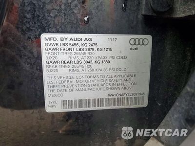 Zdjęcie 12 z 12 samochodu: 2018 AUDI Q5 PRESTIGE VIN:WA1CNAFY3J2091945 - miniatura
