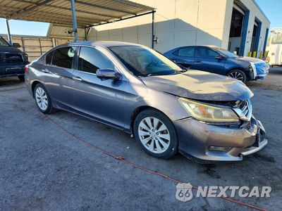 Czwarte zdjęcie samochodu z boku: 2014 HONDA ACCORD EXL VIN:1HGCR2F83EA053029 - miniatura