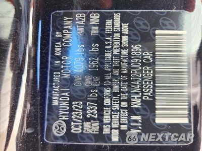 Zdjęcie 12 z 12 samochodu: 2023 HYUNDAI ELANTRA LIMITED VIN:KMHLN4AJ2PU091896 - miniatura