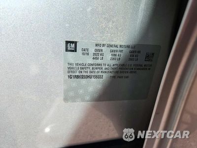 Zdjęcie 12 z 12 samochodu: 2017 CHEVROLET VOLT PREMIER VIN:1G1RB6S50HU156033 - miniatura