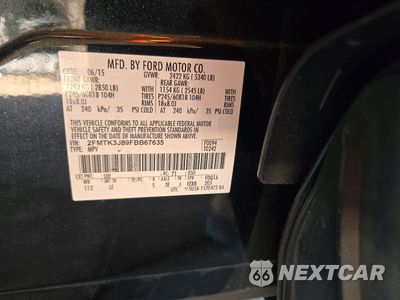 Zdjęcie 13 z 13 samochodu: 2015 FORD EDGE SEL VIN:2FMTK3J89FBB67635 - miniatura