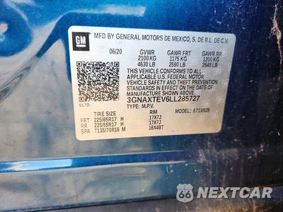 Zdjęcie 13 z 13 samochodu: 2020 CHEVROLET EQUINOX LT VIN:3GNAXTEV6LL285727 - miniatura