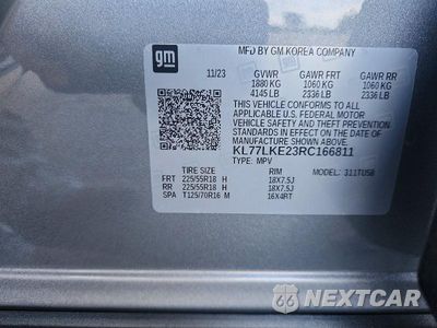 Zdjęcie 14 z 14 samochodu: 2024 CHEVROLET TRAX ACTIV VIN:KL77LKE23RC166811 - miniatura