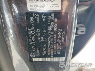 Zdjęcie 12 z 12 samochodu: 2022 HYUNDAI SONATA SE VIN:5NPEG4JA1NH143128 - miniatura
