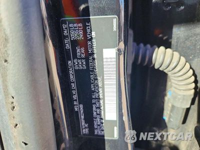 Zdjęcie 12 z 12 samochodu: 2012 VOLVO S60 T6 VIN:YV1902FH8C2140400 - miniatura