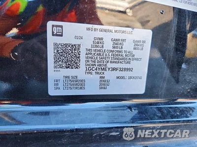 Zdjęcie 13 z 13 samochodu: 2024 CHEVROLET SILVERADO K2500 CUSTOM VIN:1GC4YMEY3RF328992 - miniatura