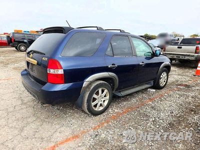 Trzecie zdjęcie samochodu z tyłu: 2003 ACURA MDX TOURING VIN:2HNYD18953H539496 - miniatura