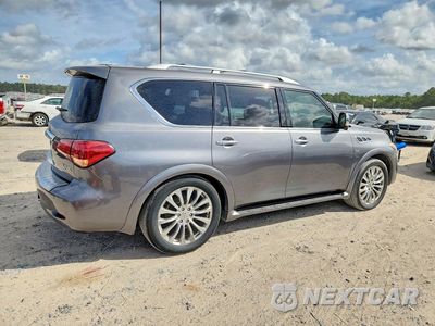 Trzecie zdjęcie samochodu z tyłu: 2015 INFINITI QX80 BASE VIN:JN8AZ2NF8F9570050 - miniatura