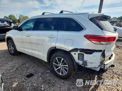 Drugie zdjęcie samochodu z przodu: 2018 TOYOTA HIGHLANDER XLE VIN:5TDJZRFH1JS860743 - miniatura