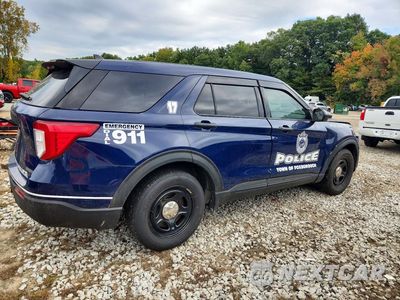 Trzecie zdjęcie samochodu z tyłu: 2021 FORD EXPLORER POLICE INTERCEPTOR VIN:1FM5K8AB1MGB72092 - miniatura