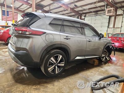 Trzecie zdjęcie samochodu z tyłu: 2021 NISSAN ROGUE SL VIN:JN8AT3CB1MW220815 - miniatura
