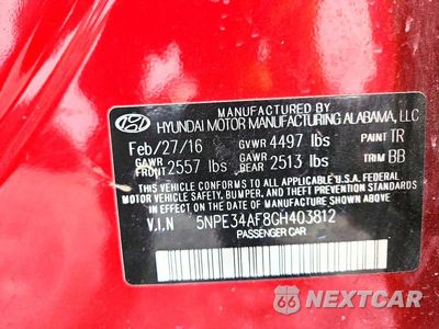 Zdjęcie 13 z 13 samochodu: 2016 HYUNDAI SONATA LIMITED VIN:5NPE34AF8GH403812 - miniatura