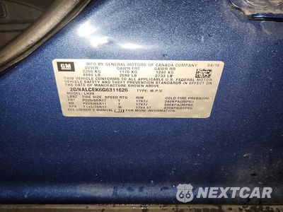 Zdjęcie 13 z 13 samochodu: 2016 CHEVROLET EQUINOX LT VIN:2GNALCEK6G6311626 - miniatura