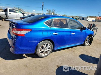 Trzecie zdjęcie samochodu z tyłu: 2013 NISSAN SENTRA S VIN:3N1AB7AP8DL716143 - miniatura