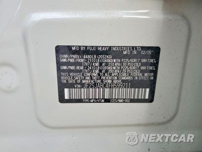 Zdjęcie 13 z 13 samochodu: 2015 SUBARU FORESTER 2.5I VIN:JF2SJABC4FH599211 - miniatura