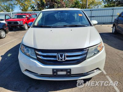 Piąte zdjęcie samochodu w środku: 2014 HONDA ODYSSEY EXL VIN:5FNRL5H60EB076900 - miniatura