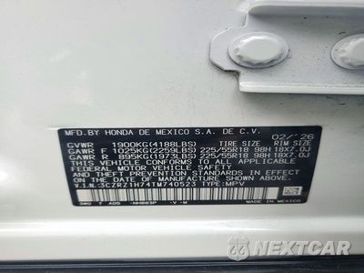 Zdjęcie 12 z 12 samochodu: 2026 HONDA HR-V EXL VIN:3CZRZ1H74TM740523 - miniatura