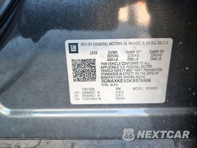 Zdjęcie 13 z 13 samochodu: 2019 CHEVROLET EQUINOX LT VIN:3GNAXKEV1KS576506 - miniatura