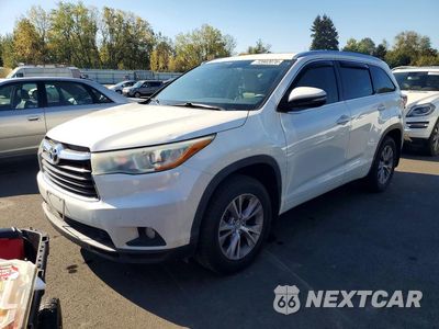 2015 TOYOTA HIGHLANDER XLE 5TDJKRFH1FS098848 - główne zdjęcie licytacji z USA - miniatura