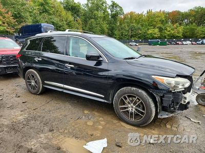 Czwarte zdjęcie samochodu z boku: 2013 INFINITI JX35 BASE VIN:5N1AL0MM7DC309067 - miniatura