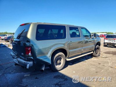 Trzecie zdjęcie samochodu z tyłu: 2000 FORD EXCURSION LIMITED VIN:1FMNU42S4YED18035 - miniatura