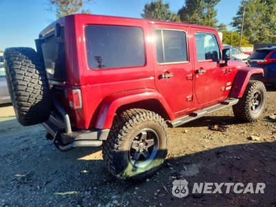 Trzecie zdjęcie samochodu z tyłu: 2013 JEEP WRANGLER UNLIMITED SAHARA VIN:1C4BJWEG2DL571458 - miniatura