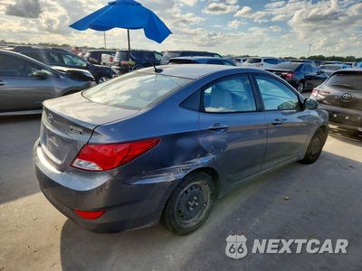 Trzecie zdjęcie samochodu z tyłu: 2017 HYUNDAI ACCENT SE VIN:KMHCT4AE3HU182203 - miniatura