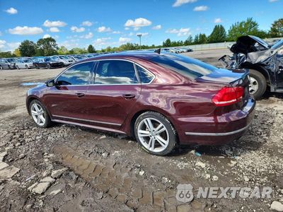 Drugie zdjęcie samochodu z przodu: 2013 VOLKSWAGEN PASAT SEL VIN:1VWCN7A30DC106336 - miniatura