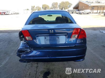 Zdjęcie 6 z 12 samochodu: 2004 HONDA CIVIC LX VIN:2HGES165X4H587674 - miniatura