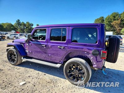 Drugie zdjęcie samochodu z przodu: 2023 JEEP WRANGLER SAHARA 4XE VIN:1C4JJXP65PW580874 - miniatura