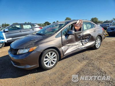 2012 HONDA CIVIC EX 19XFB2F8XCE309001 - główne zdjęcie licytacji z USA - miniatura
