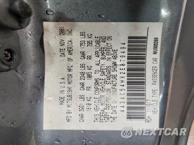 Zdjęcie 12 z 12 samochodu: 2002 MITSUBISHI ECLIPSE GT VIN:4A3AC54HX2E079494 - miniatura