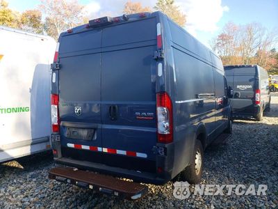Trzecie zdjęcie samochodu z tyłu: 2021 RAM PROMASTER 3500 DELIVERY VAN VIN:3C6MRVJG3ME544903 - miniatura