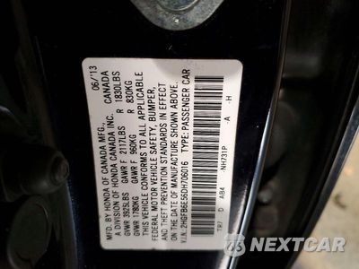 Zdjęcie 12 z 12 samochodu: 2013 HONDA CIVIC SI VIN:2HGFB6E56DH706016 - miniatura