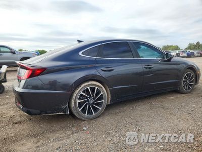 Trzecie zdjęcie samochodu z tyłu: 2021 HYUNDAI SONATA LIMITED VIN:5NPEH4J22MH087317 - miniatura