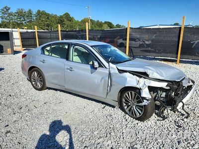 Czwarte zdjęcie samochodu z boku: 2018 INFINITI Q50 3.0T LUXE VIN:JN1EV7AP5JM591774 - miniatura