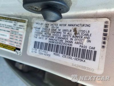 Zdjęcie 12 z 12 samochodu: 2005 TOYOTA COROLLA CE VIN:1NXBR32E95Z352496 - miniatura