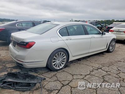 Trzecie zdjęcie samochodu z tyłu: 2020 BMW 740 I VIN:WBA7T2C01LCD53461 - miniatura