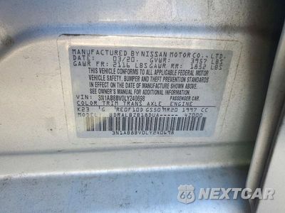 Zdjęcie 12 z 12 samochodu: 2020 NISSAN SENTRA S VIN:3N1AB8BV0LY240698 - miniatura
