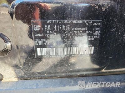 Zdjęcie 12 z 12 samochodu: 2015 SUBARU OUTBACK 2.5I LIMITED VIN:4S4BSALC3F3203837 - miniatura