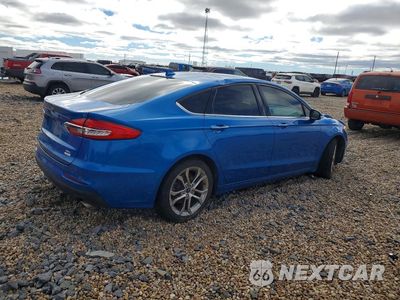 Trzecie zdjęcie samochodu z tyłu: 2020 FORD FUSION SEL VIN:3FA6P0CDXLR192462 - miniatura