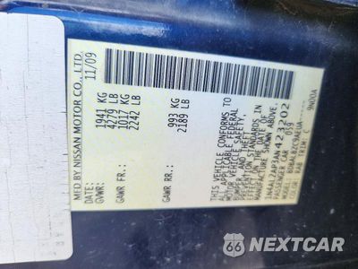 Zdjęcie 12 z 12 samochodu: 2010 NISSAN ALTIMA 2.5 VIN:1N4AL2AP3AN423202 - miniatura