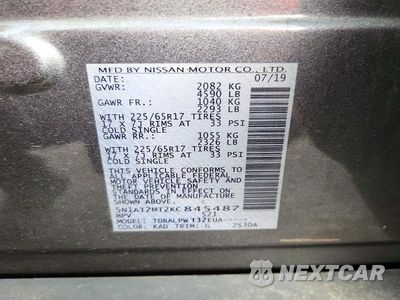 Zdjęcie 13 z 13 samochodu: 2019 NISSAN ROGUE S VIN:5N1AT2MT2KC845487 - miniatura