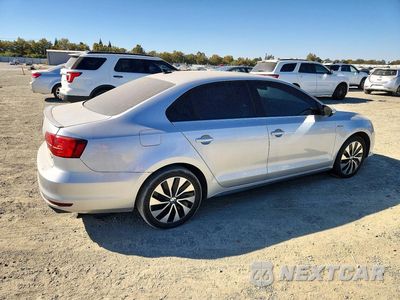 Trzecie zdjęcie samochodu z tyłu: 2015 VOLKSWAGEN JETTA HYBRID VIN:3VW637AJ0FM307589 - miniatura